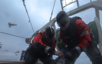 U.S. Coast Guard Cutter Angela McShan Conducts Living Marine Resource Law Enforcement Patrol