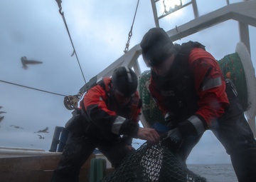 U.S. Coast Guard Cutter Angela McShan Conducts Living Marine Resource Law Enforcement Patrol