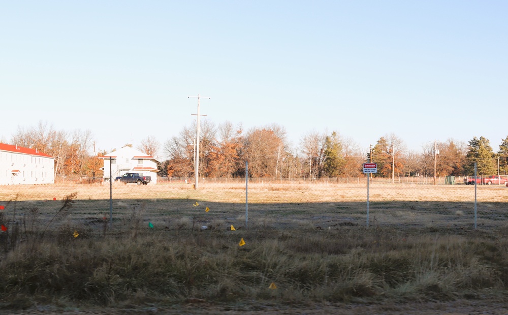 December 2024 construction operations for new 4-story Collective Training Officers Quarters at Fort McCoy