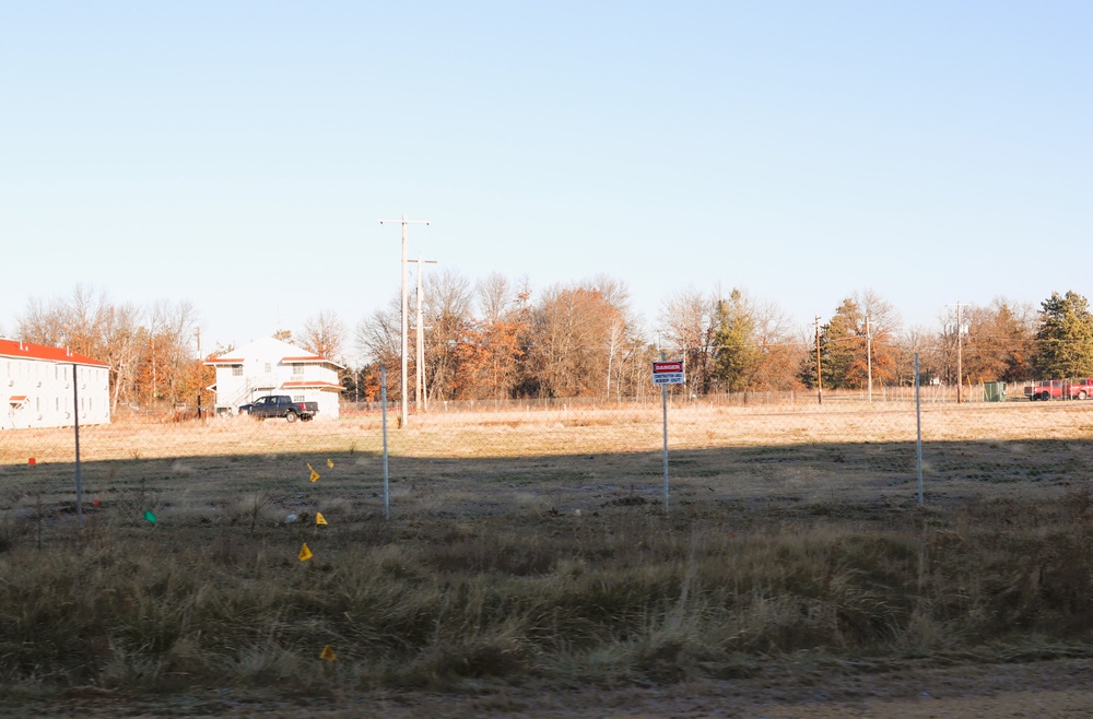 December 2024 construction operations for new 4-story Collective Training Officers Quarters at Fort McCoy