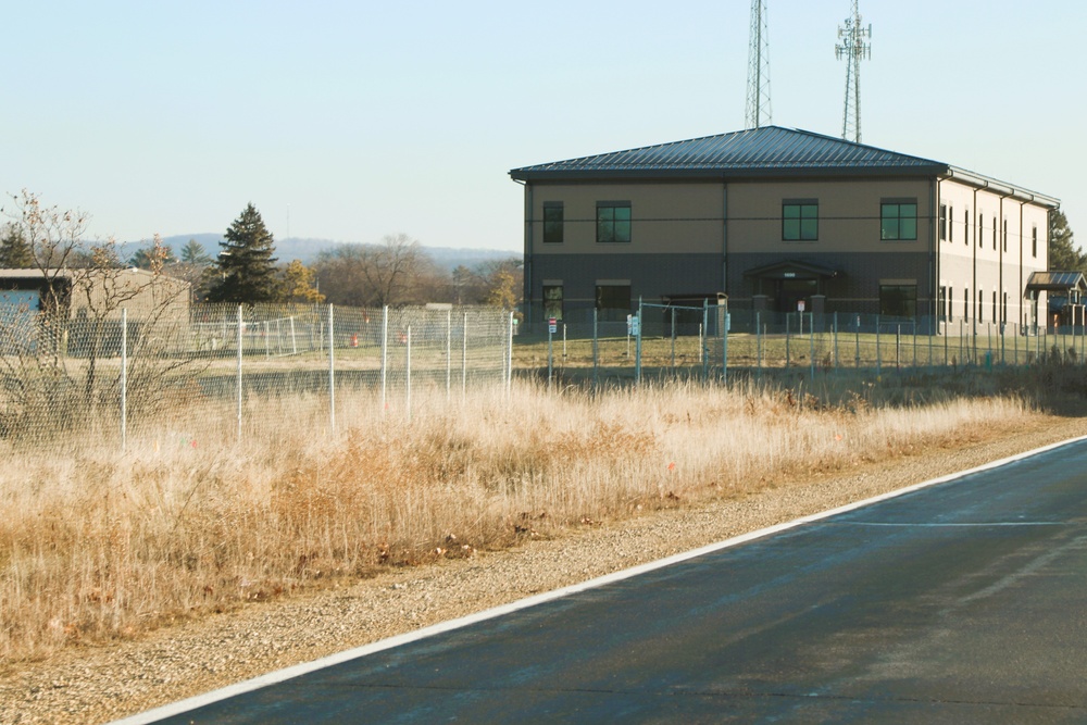 December 2024 construction operations for new 4-story Collective Training Officers Quarters at Fort McCoy