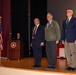 Former Marine Security Guards are awarded by the Sergeant Major of the Marine Corps