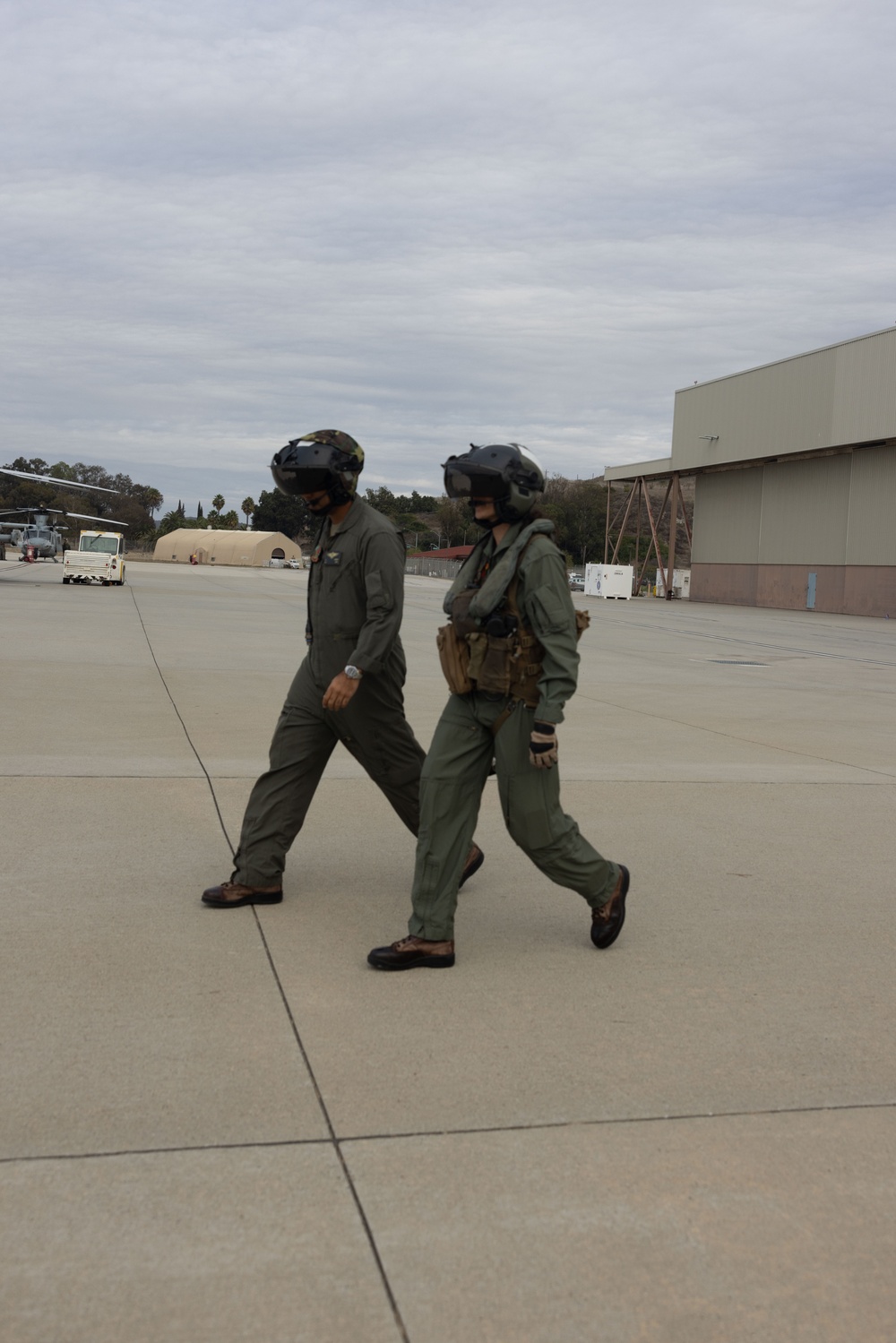 NASA Astronaut Lt. Col. Jasmin Moghbeli reunites with HMLA-367 “Scarface”