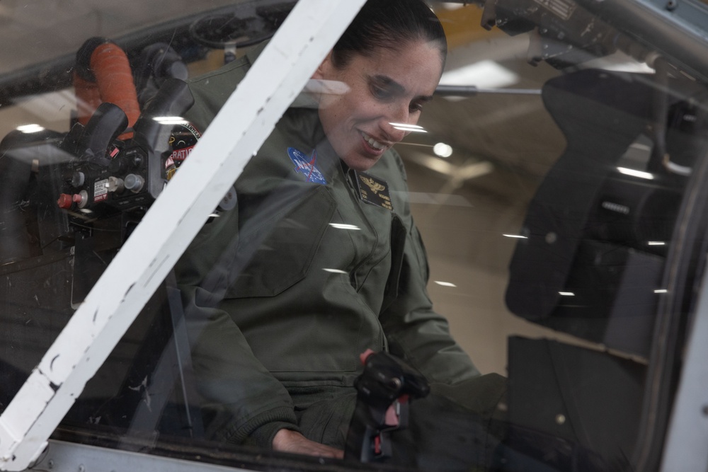 NASA Astronaut Lt. Col. Jasmin Moghbeli reunites with HMLA-367 “Scarface”