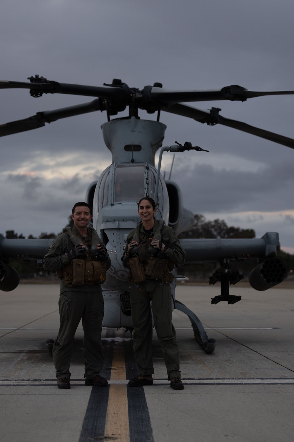 NASA Astronaut Lt. Col. Jasmin Moghbeli reunites with HMLA-367 “Scarface”