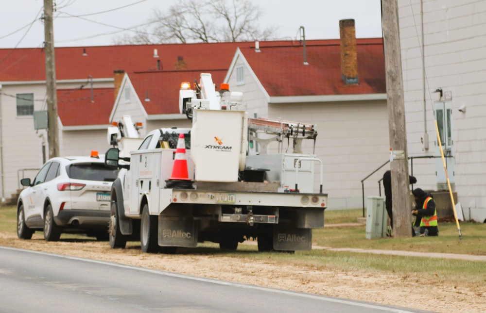 Fort McCoy continues working with provider to improve its electrical grid during December 2024