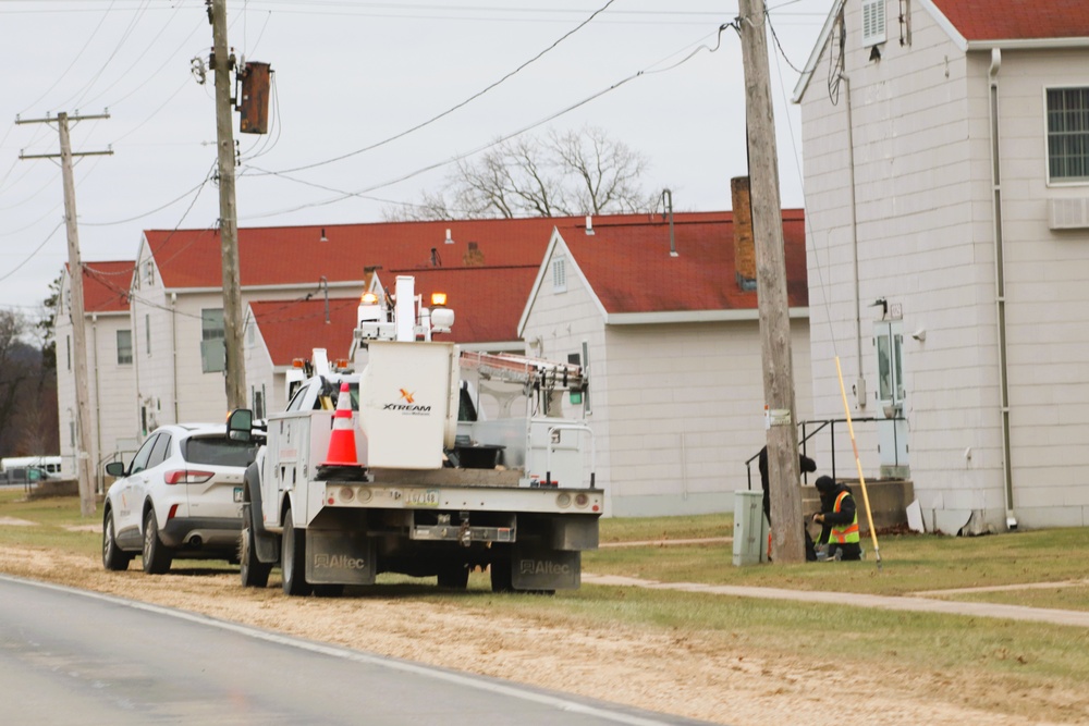 Fort McCoy continues working with provider to improve its electrical grid during December 2024