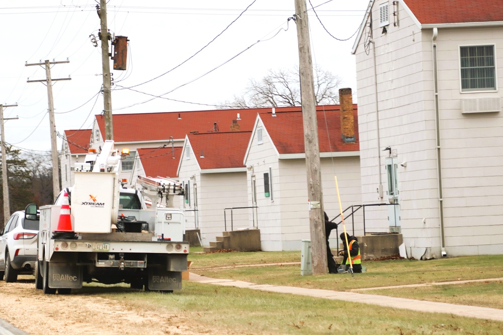 Fort McCoy continues working with provider to improve its electrical grid during December 2024