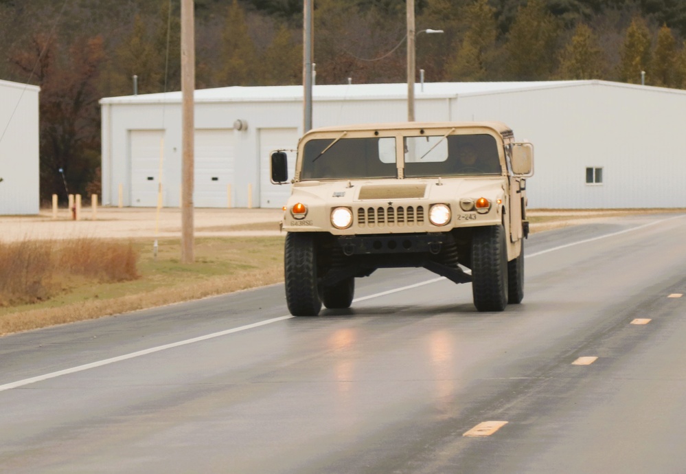 December 2024 training operations at Fort McCoy