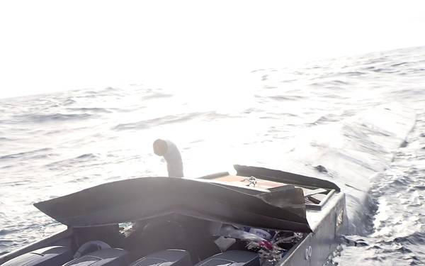 Coast Guard Cutter Venturous crew interdicts LPV near Malpelo Island, Colombia