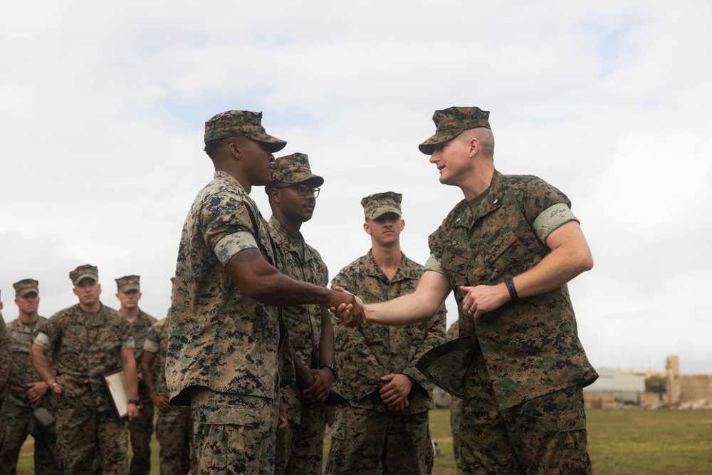 3d LAAB promotes Sgt. Arce after fielding the MADIS