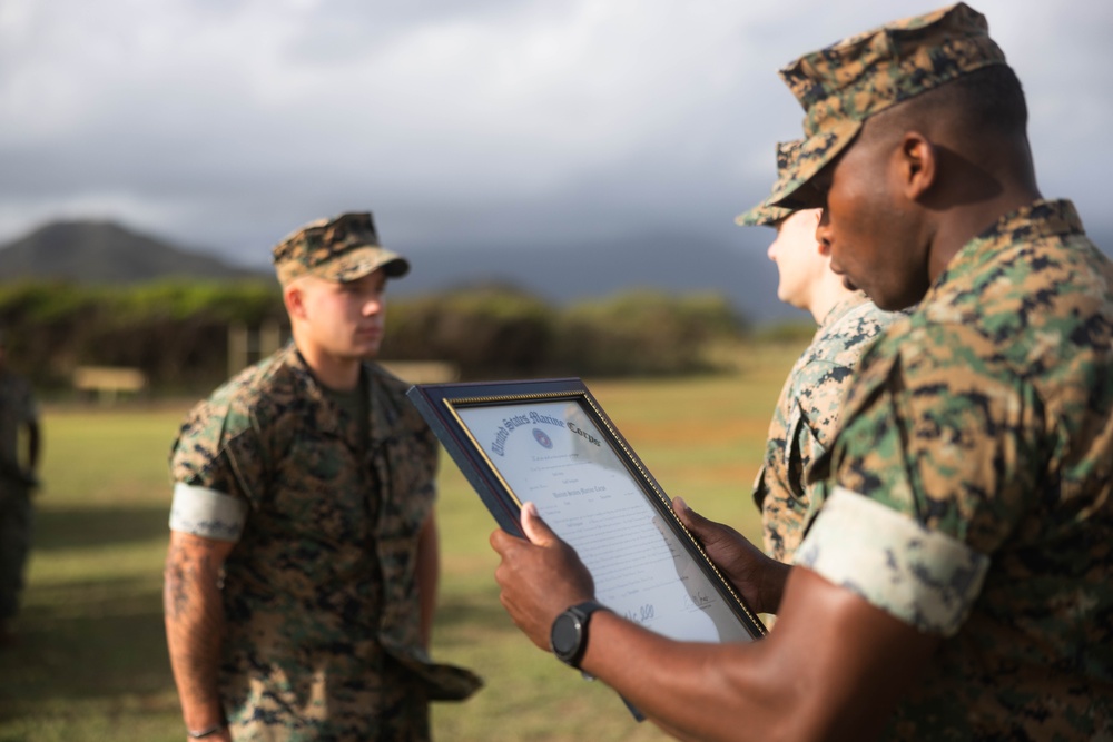 3d LAAB promotes Sgt. Arce after fielding the MADIS