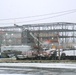 December 2024 construction operations for Fort McCoy East Barracks Project