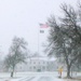 American Flag and Fort McCoy