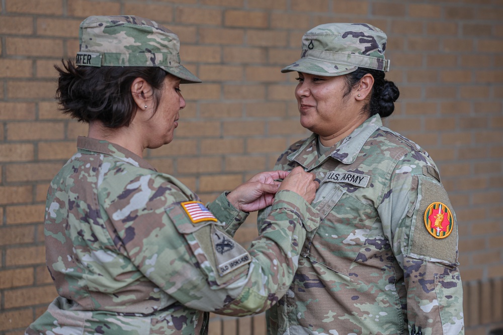 Cpt. Andrew Quintero Award Ceremony and Pfc. Valenzuela Promotion Ceremony