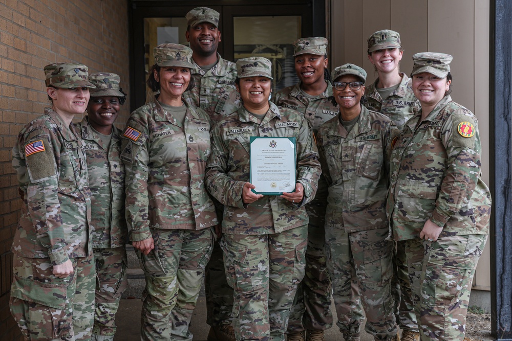 Cpt. Andrew Quintero Award Ceremony and Pfc. Valenzuela Promotion Ceremony