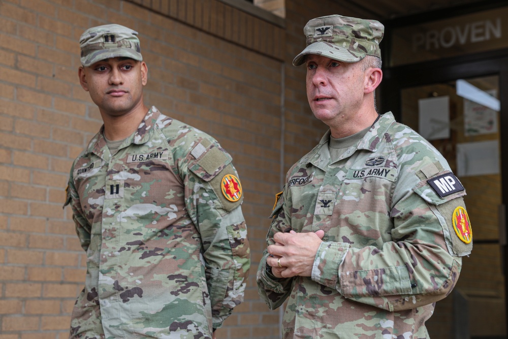 Cpt. Andrew Quintero Award Ceremony and Pfc. Valenzuela Promotion Ceremony