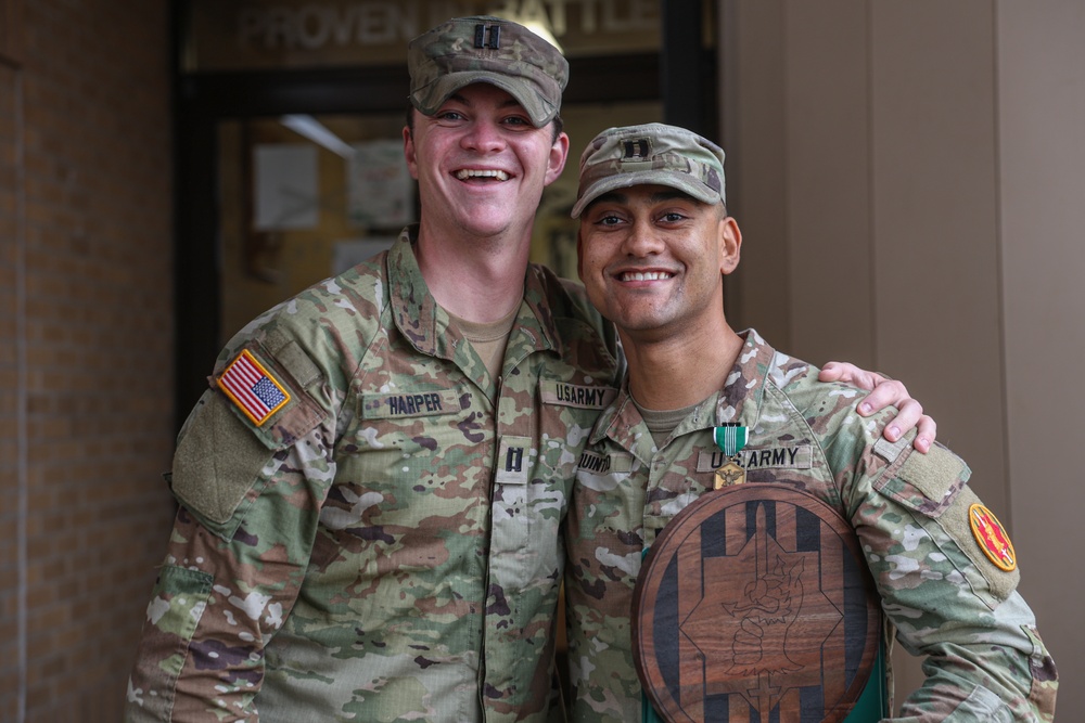 Cpt. Andrew Quintero Award Ceremony and Pfc. Valenzuela Promotion Ceremony