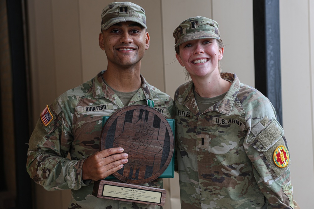 Cpt. Andrew Quintero Award Ceremony and Pfc. Valenzuela Promotion Ceremony