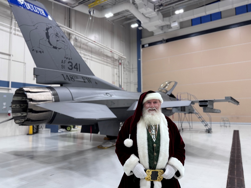 Santa Joins Children at 148th Fighter Wing Holiday Party