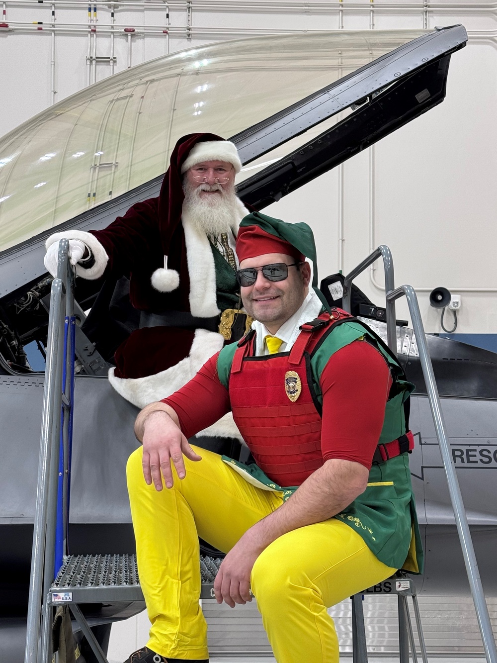 Santa Joins Children at 148th Fighter Wing Holiday Party