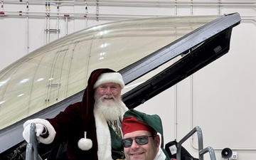 Santa Joins Children at 148th Fighter Wing Holiday Party