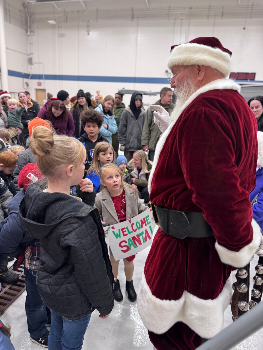 Santa Joins Children at 148th Fighter Wing Holiday Party