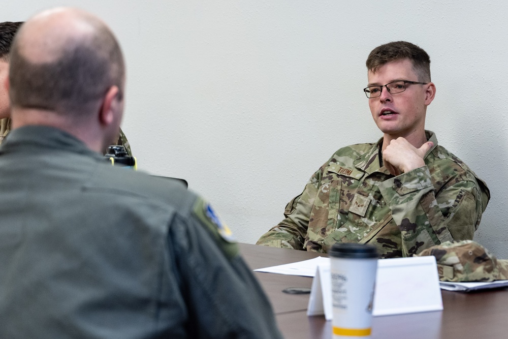 New Airmen get face-to-face advice during FTEC mentor session