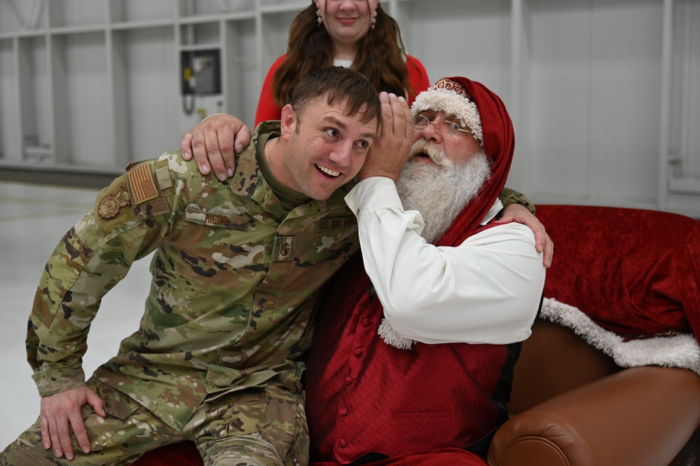 Santa Visits the 120th Airlift Wing