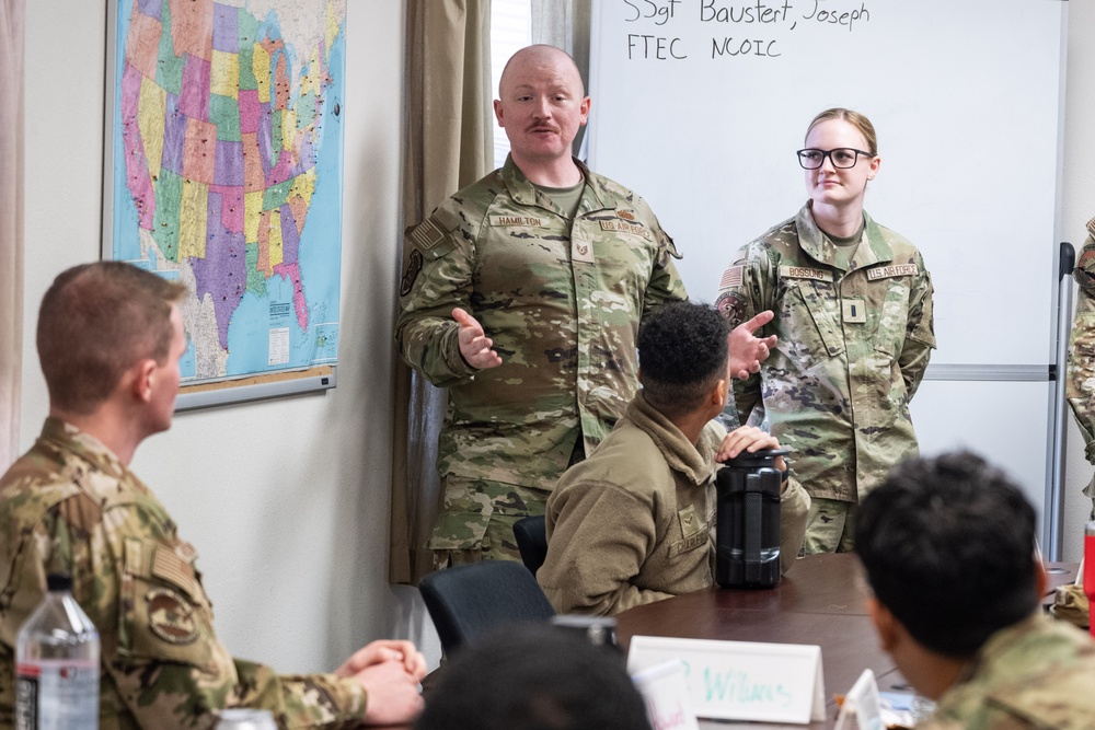 New Airmen get face-to-face advice during FTEC mentor session