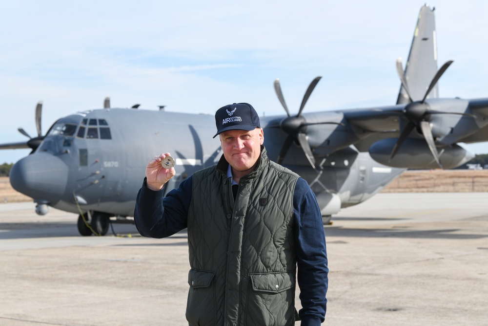 &quot;Downtown&quot; Josh Brown Speaks to Airmen at the 106th Rescue Wing