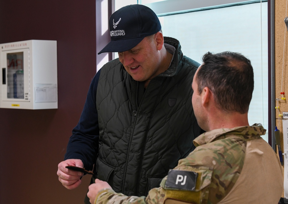 &quot;Downtown&quot; Josh Brown Speaks to Airmen at the 106th Rescue Wing