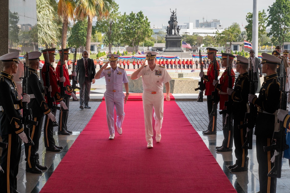 USINDOPACOM commander visits Royal Thai Armed Forces Headquarters