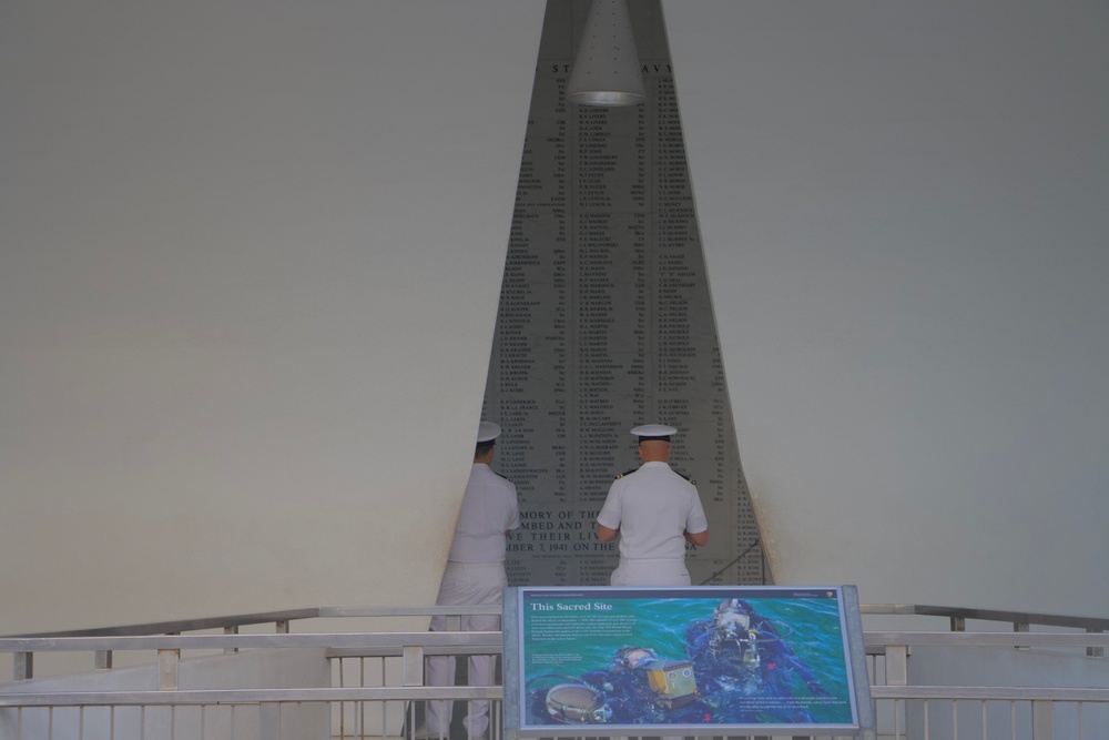 NAVSUP FLC Pearl Harbor Visits USS Arizona Memorial