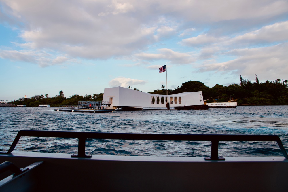 NAVSUP FLC Pearl Harbor Visits USS Arizona Memorial