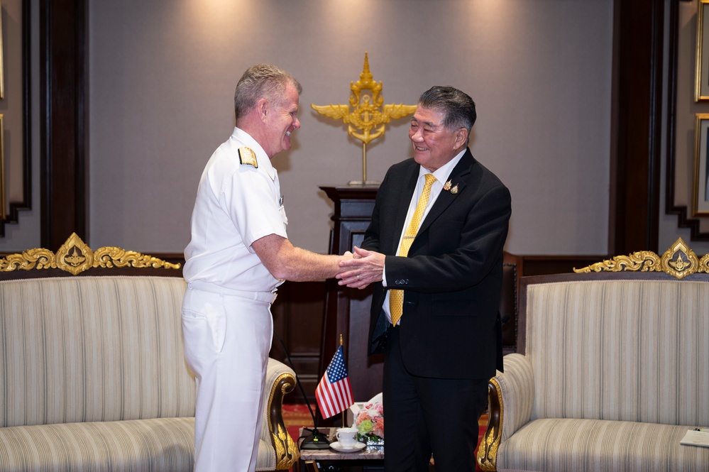 USINDOPACOM commander visits Thai Ministry of Defense