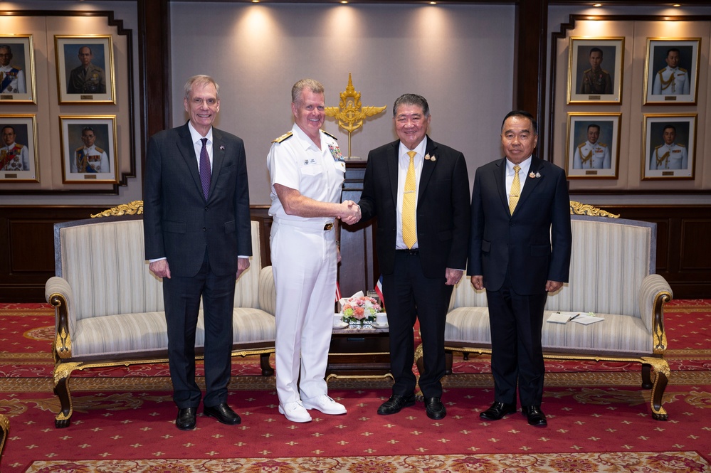 USINDOPACOM commander visits the Thai Ministry of Defense