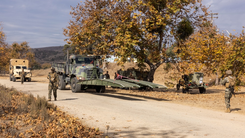 1st CEB employs bridging capabilities during field exercise