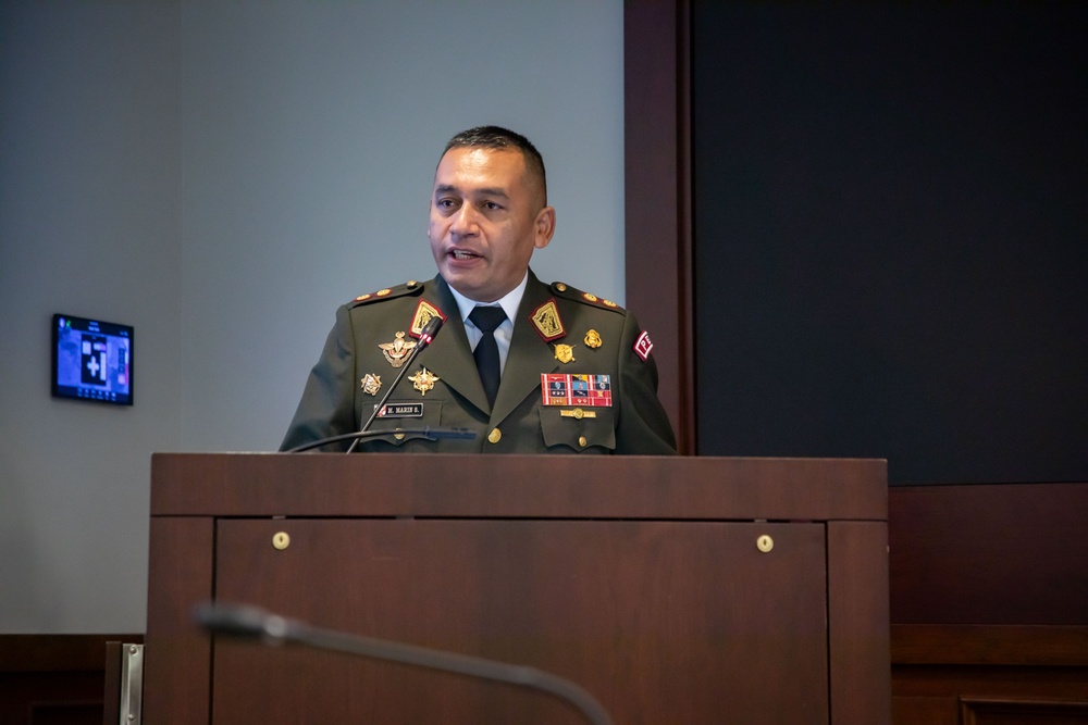 US Army South Peruvian Partner Nation Liaison Officer is Promoted to Colonel and Bids Farewell to the Unit