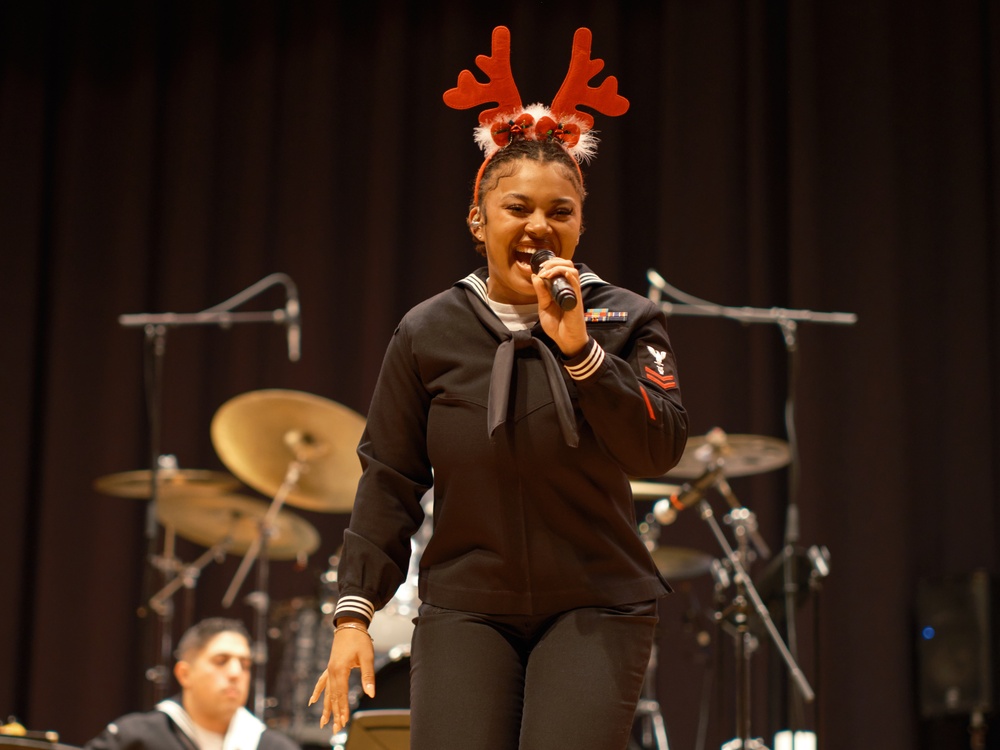 7th Fleet Band Hosts Joint Holiday Concert Celebration