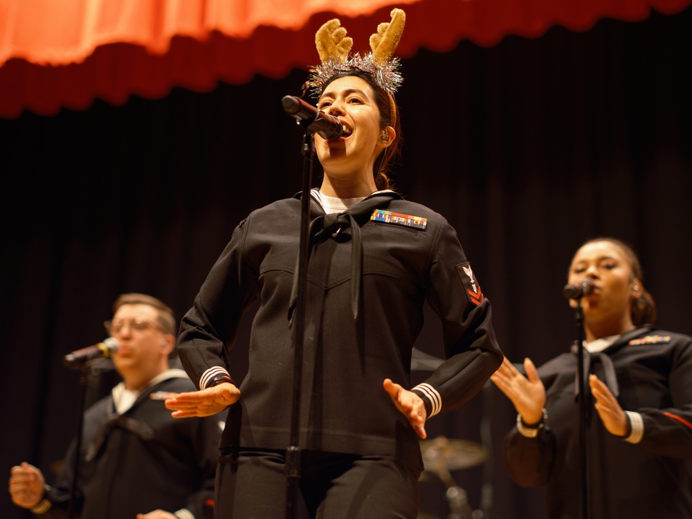 7th Fleet Band Hosts Joint Holiday Concert Celebration