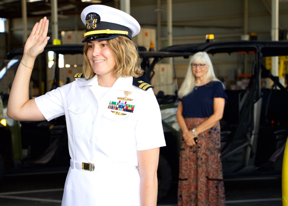 Promotion Lt Cmdr Jessica Smith