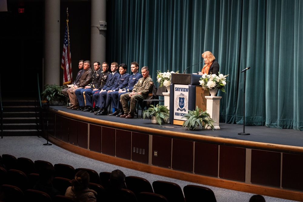 Skyview High School hosts Military Information Night