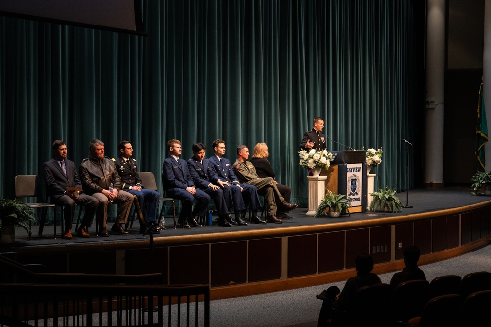 Skyview High School hosts Military Information Night