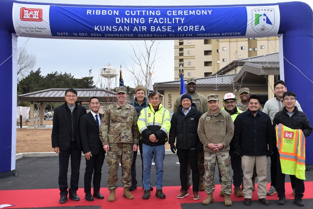 Ribbon cut on brand-new dining facility ahead of the holidays at Kunsan Air Base