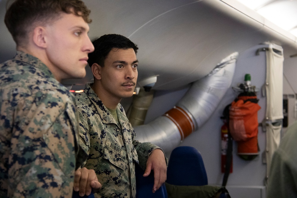 Marines Fly on P-8A Poseidon during Steel Knight 2024