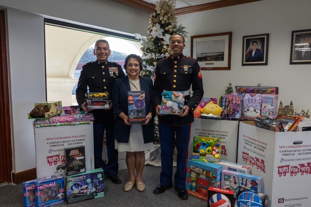 Camp Blaz 2024 Toys for Tots Campaign