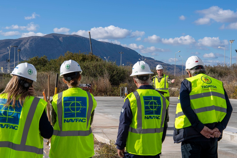 NSA Souda Bay groundbreaking ceremony at boat facility