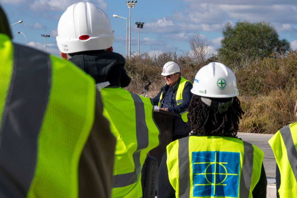 NSA Souda Bay groundbreaking ceremony at boat facility