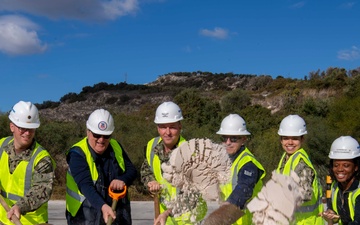 NSA Souda Bay groundbreaking ceremony at boat facility